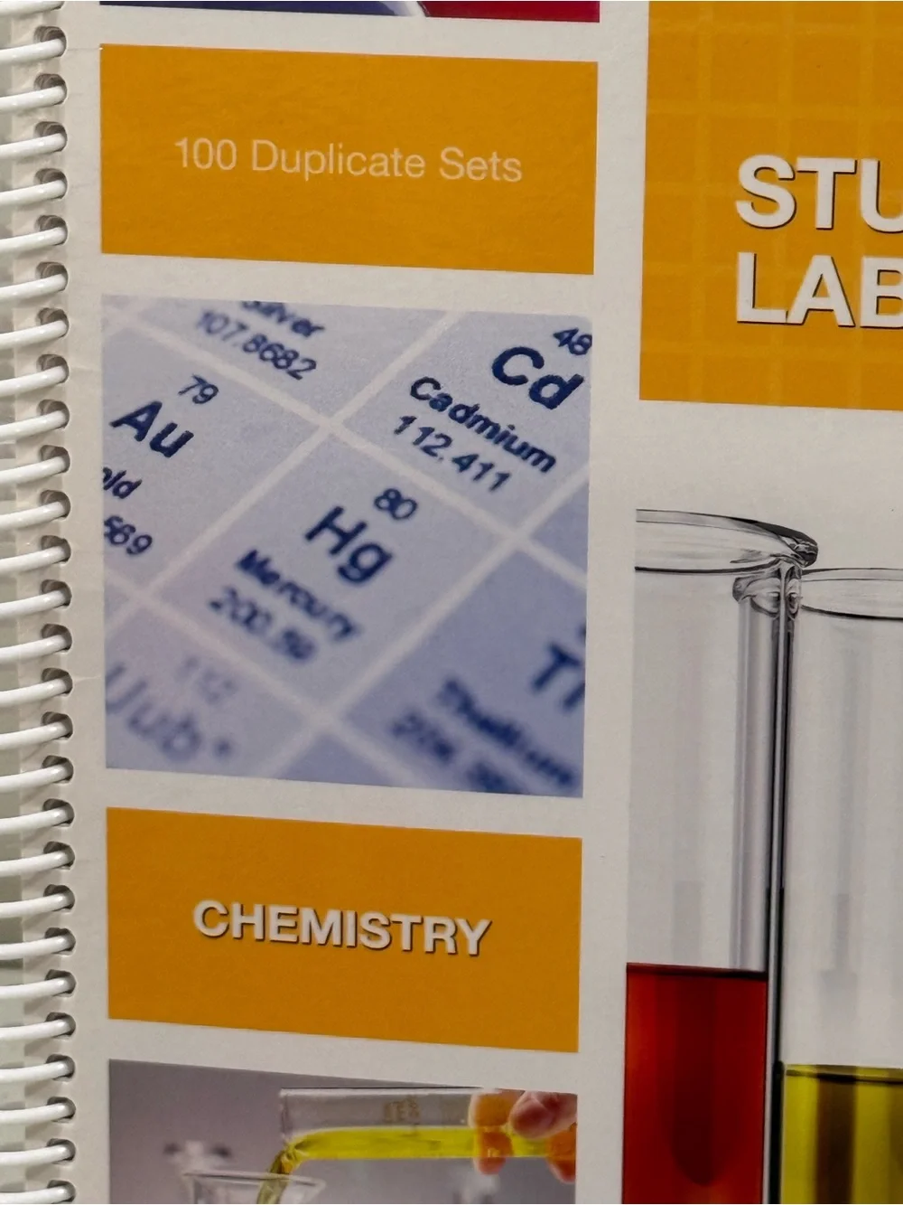 NEW Student Lab Chemistry Notebook by Hayden-McNeil Lab Solutions